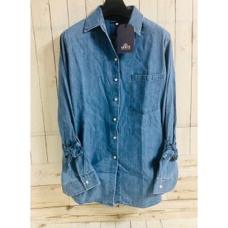 リーバイス(Levi's)の⭐️新品リーバイス  コットンデニムロングシャツ袖口フレア⭐️定価19800円(Gジャン/デニムジャケット)