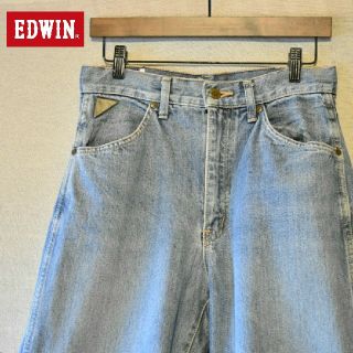 エドウィン(EDWIN)のよっしー値下げ様専用★古着★EDWIN★ ウォッシュデニムパンツ 青 W30(デニム/ジーンズ)