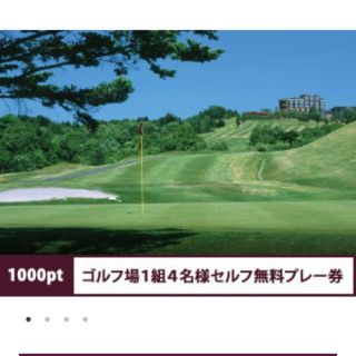 シャトレーゼ　ゴルフ  4名様セルフプレー無料券(ゴルフ場)