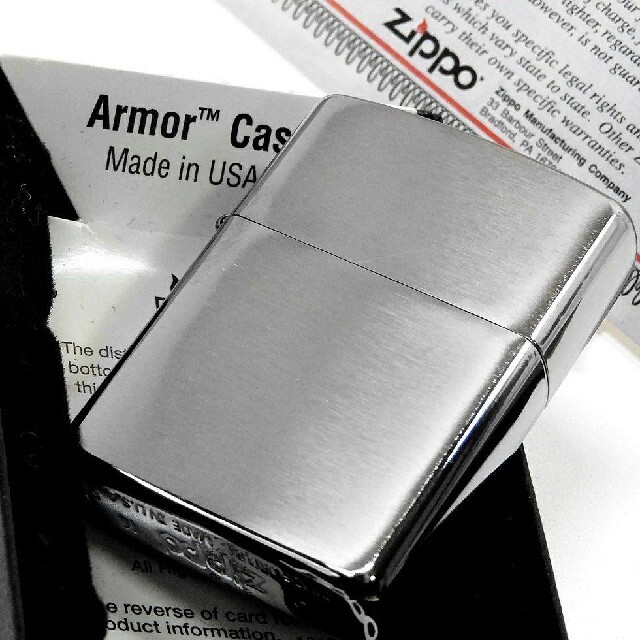 ZIPPO(ジッポー)の(送料込み)ZIPPO◇アーマークロームサテン◇新品◇ジッポ メンズのファッション小物(タバコグッズ)の商品写真