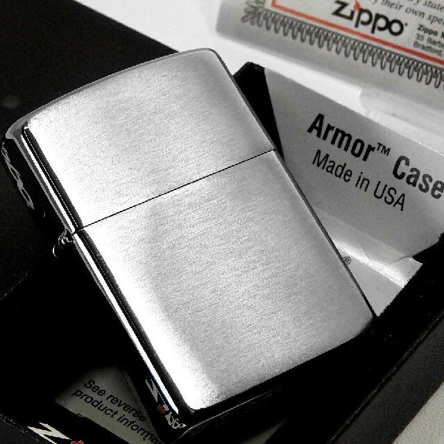 ZIPPO(ジッポー)の(送料込み)ZIPPO◇アーマークロームサテン◇新品◇ジッポ メンズのファッション小物(タバコグッズ)の商品写真