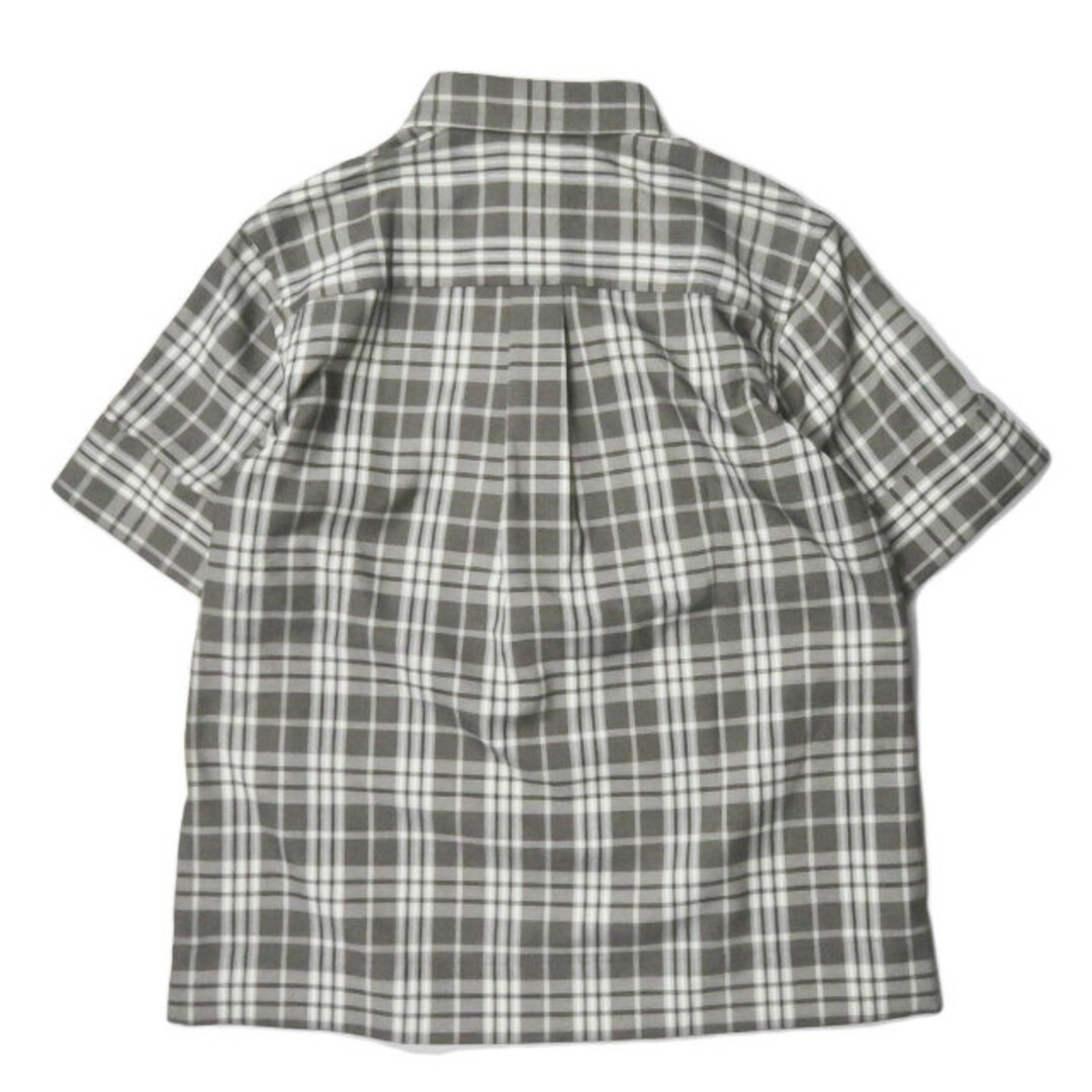 TOGA トーガ 21SS 日本製 Check shirt S/S check チェックシャツ ショートスリーブ TA11-FJ070 36 グレー  半袖 TOGA ARCHIVES トップス【中古】【TOGA】