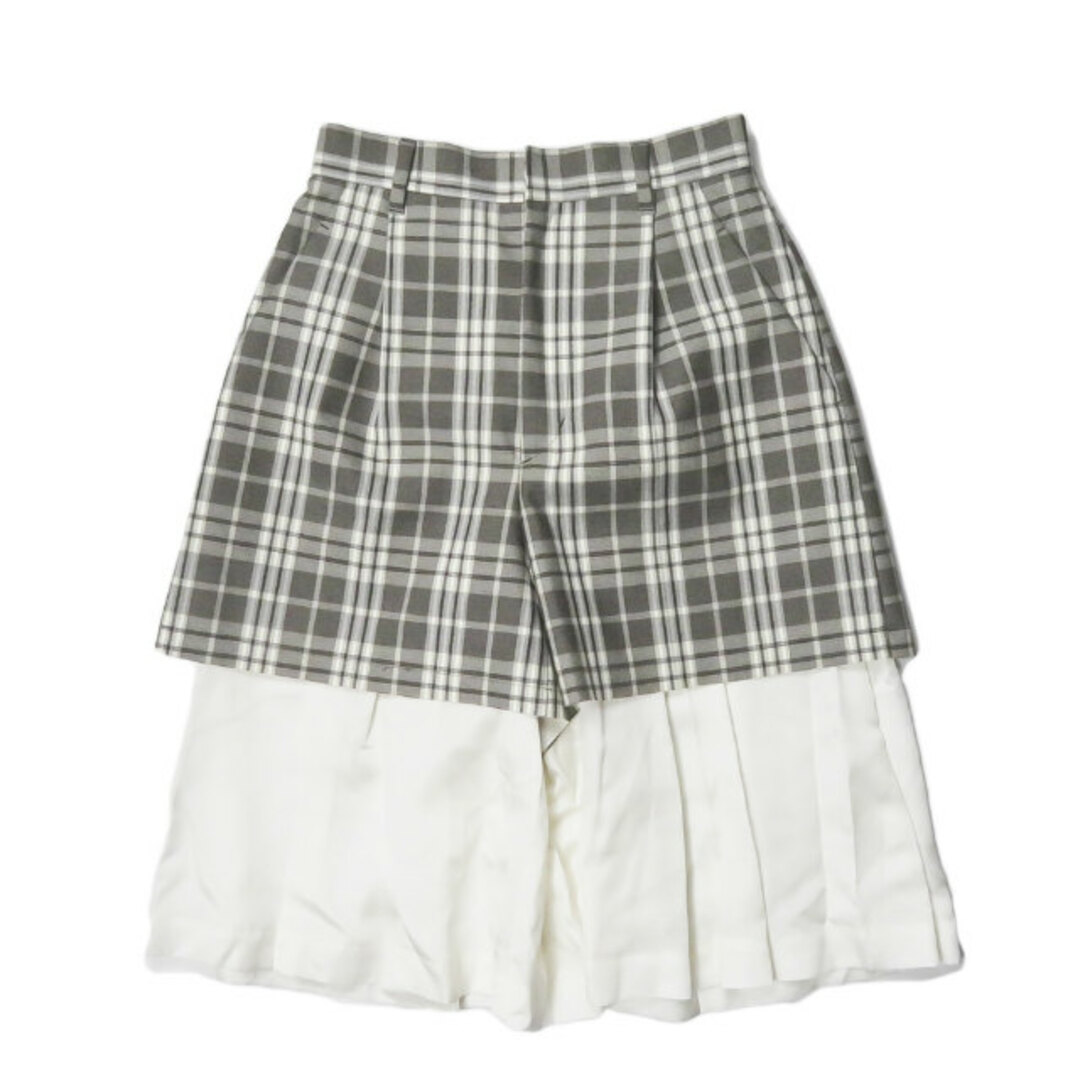 TOGA トーガ 19SS 日本製 Acetate jacquard shorts アセテートジャガードショーツ TP91-FF225 34 グリーン フラワー ショートパンツ ボトムス【TOGA】