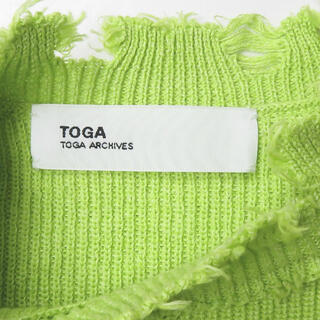TOGA トーガ 21SS frayed knit pullover フライニットプルオーバー ...