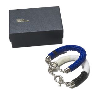 トーガ(TOGA)のTOGA トーガ 21SS Beads Bracelet ビーズブレスレット TA11-AK054 ブルー/ホワイト 2本セット TOGA ARCHIVES アクセサリー【中古】【TOGA】(ブレスレット/バングル)