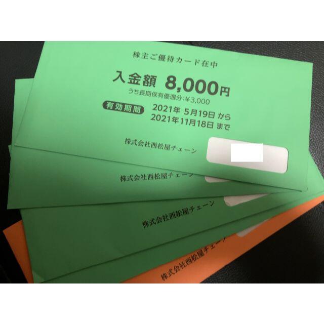 西松屋　株主ご優待カード　33500円分のサムネイル