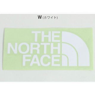 ザノースフェイス(THE NORTH FACE)の【新品未使用】1枚　ノースフェイス　ステッカー　白(ステッカー)