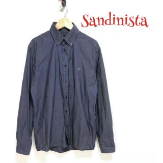 サンディニスタ(Sandinista)の【春服】❤Sandinista❤ シャツ メンズ ネイビー 〈M〉 夏 人気(シャツ)