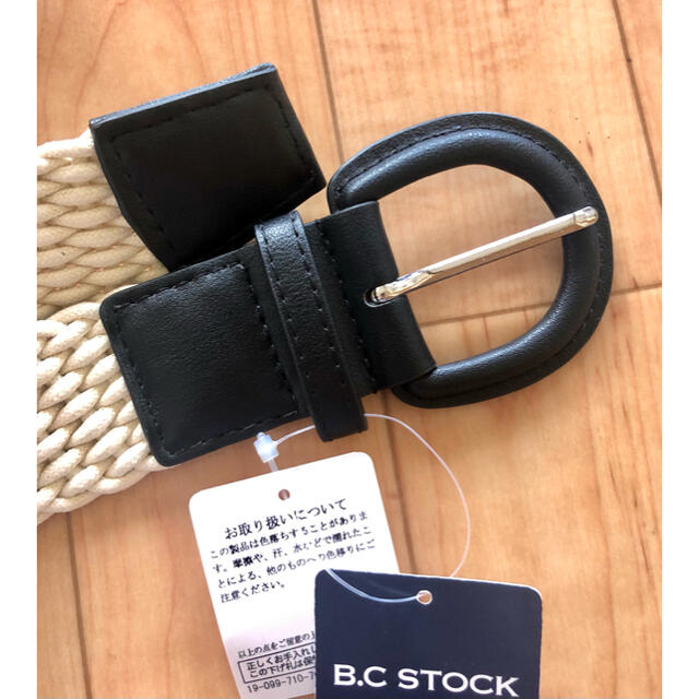 B.C STOCK ベーセーストック】新品未使用　ロープメッシュベルト レディースのファッション小物(ベルト)の商品写真