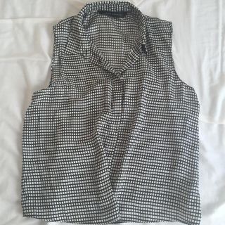 ザラ(ZARA)の未使用 ZARA ノースリーブシャツ(シャツ/ブラウス(半袖/袖なし))