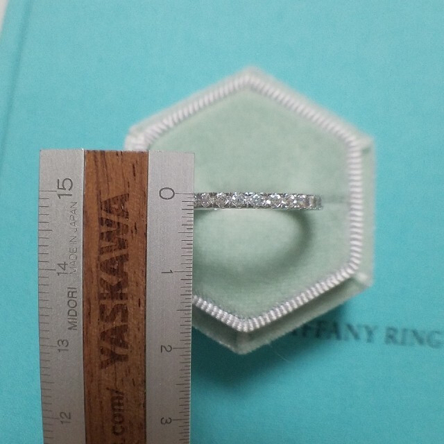 りこ様専用　最高級ソナダイヤモンド　フルエタニティ ハンドメイドのアクセサリー(リング)の商品写真