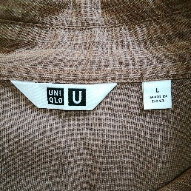UNIQLO(ユニクロ)の試着のみ* UNIQLO U シアーストライプシャツ 2021SS  ブラウス レディースのトップス(シャツ/ブラウス(長袖/七分))の商品写真
