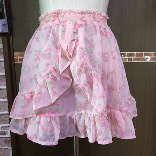 リズリサ(LIZ LISA)のLIZ LISA 新品花柄スカート  (ミニスカート)