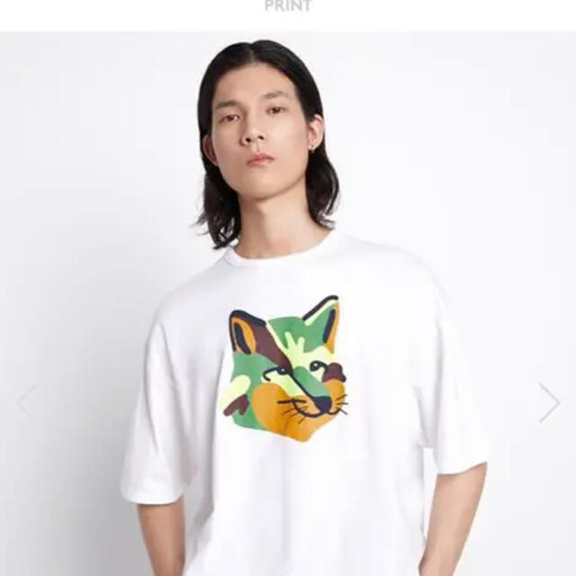 MAISON KITSUNE'(メゾンキツネ)の新品 メゾンキツネ NEON FOX PRINT Tee Tシャツ シャツ メンズのトップス(Tシャツ/カットソー(半袖/袖なし))の商品写真