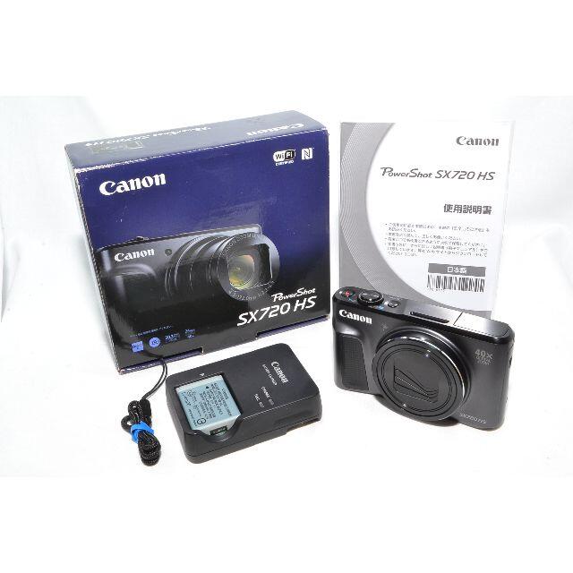 ★極上美品★ CANON Power Shot SX720 HS ブラックカメラ