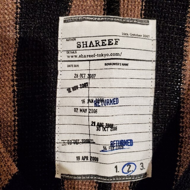 SHAREEF(シャリーフ)のSHAREEF サマーニット 七分袖 ストライプ メンズのトップス(Tシャツ/カットソー(七分/長袖))の商品写真