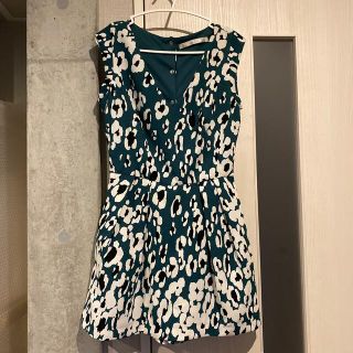 ザラ(ZARA)の美品♡ZARA ヒョウ柄ロンパース(サロペット/オーバーオール)