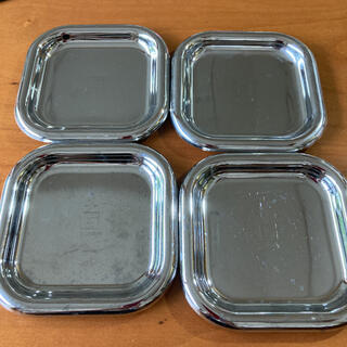 ツインバード　銀　皿　4枚(食器)
