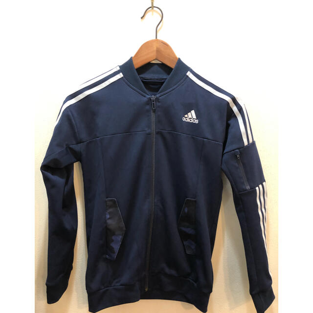 adidas(アディダス)のadidas 長袖ジャージ キッズ/ベビー/マタニティのキッズ服女の子用(90cm~)(ジャケット/上着)の商品写真