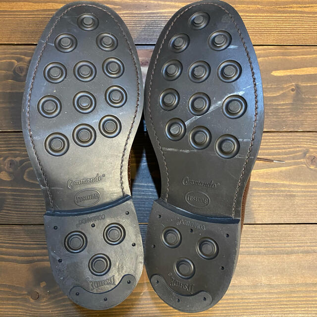 サンダース ウィングチップ ダイナイトソール 雨 メンズ 革靴 グレインレザー