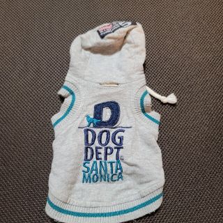 ドッグデプト(DOG DEPT)の美品◆ドッグデプト購入xs【刺繍パーカー】◆ペットパラダイス◆dogdept(犬)