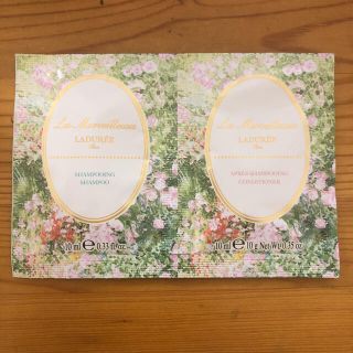 レメルヴェイユーズラデュレ(Les Merveilleuses LADUREE)の【　21.6.1発売前・非売品　】シャンプー＆コンディショナー(シャンプー/コンディショナーセット)