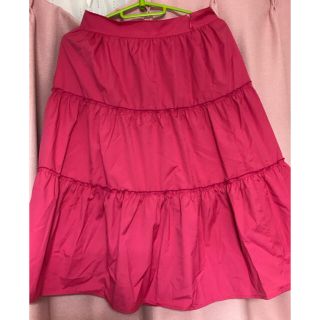 ギャラリービスコンティ(GALLERY VISCONTI)の新品タグ付き　ギャラリービスコンティ　スカート　ピンク　サイズ2(ひざ丈スカート)