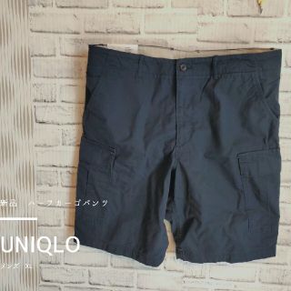 ユニクロ(UNIQLO)の新品　UNIQLO　ハーフパンツ　XL(ショートパンツ)