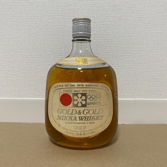 ニッカウヰスキー(ニッカウイスキー)の未開封NIKKA WHISKY GOLD&GOLD 760ml 食品/飲料/酒の酒(ウイスキー)の商品写真