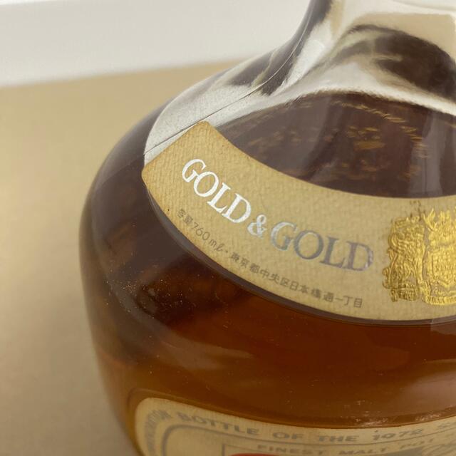 ニッカウヰスキー(ニッカウイスキー)の未開封NIKKA WHISKY GOLD&GOLD 760ml 食品/飲料/酒の酒(ウイスキー)の商品写真