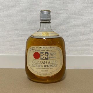 ニッカウイスキー(ニッカウヰスキー)の未開封NIKKA WHISKY GOLD&GOLD 760ml(ウイスキー)