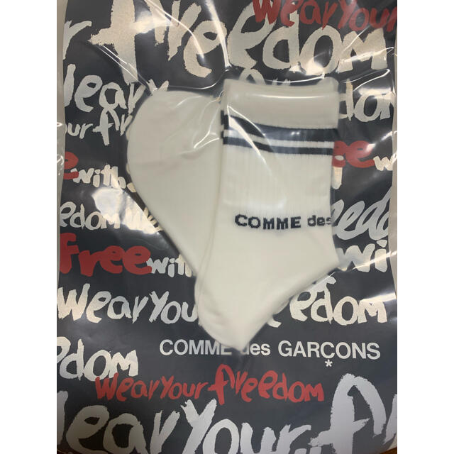 新品 COMME des GARCONS コムデギャルソン靴下ソックスMショート