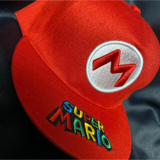 マリオ　帽子　スーパーマリオ キッズ/ベビー/マタニティのこども用ファッション小物(帽子)の商品写真