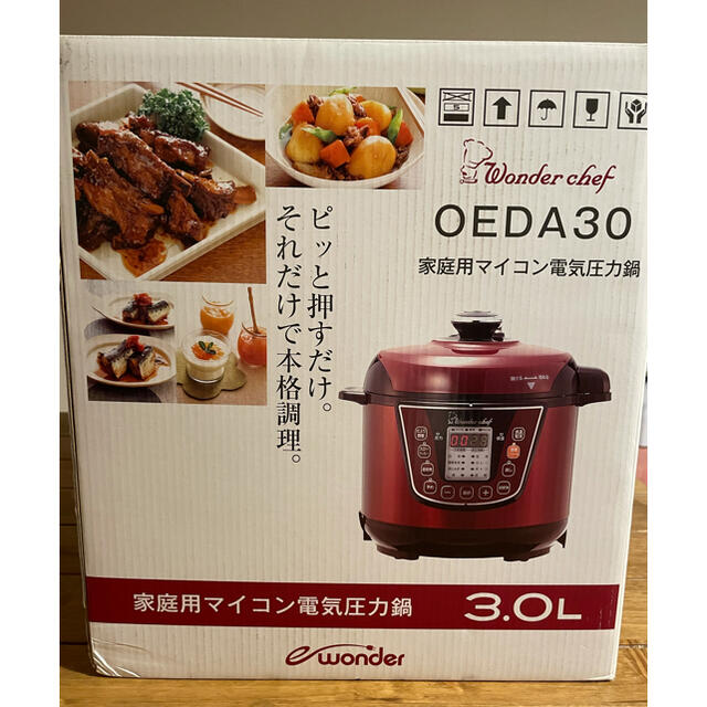 【USED品】ワンダーシェフ Wonder chef OEDA30 電気圧力鍋