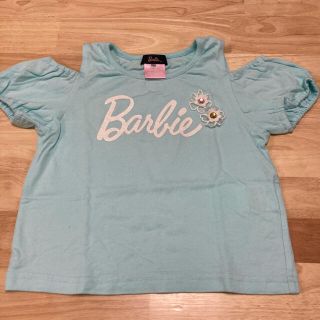 バービー(Barbie)のBarbie   肩出しTシャツ　130(Tシャツ/カットソー)