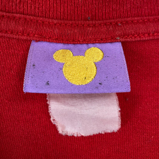 Disney(ディズニー)の【ディズニー】【90s】オールドディズニー ミッキー・マウス レッド 赤 ビッグ メンズのトップス(Tシャツ/カットソー(半袖/袖なし))の商品写真