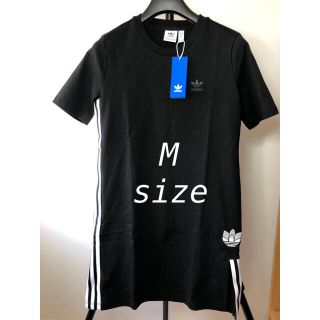 アディダス(adidas)の【新品】adidasアディカラー 3D トレフォイル TシャツワンピースMサイズ(Tシャツ(半袖/袖なし))