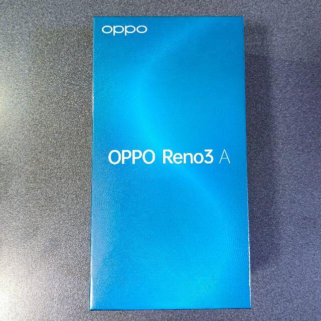OPPO RENO 3A 128GB ブラック [モバイルで購入]配送ゆうパックで発送予定です