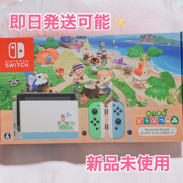 Nintendo Switch(ニンテンドースイッチ)のNintendo Switch あつまれどうぶつの森 Switch本体 エンタメ/ホビーのゲームソフト/ゲーム機本体(家庭用ゲーム機本体)の商品写真