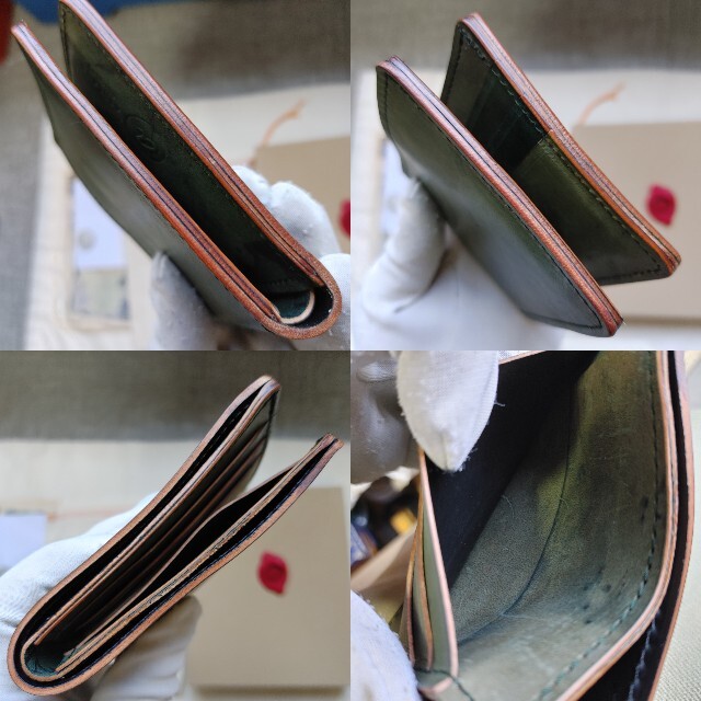 Alden(オールデン)のシェルコードバン ワイルドスワンズ ガンゾ ganzo 土屋鞄 財布 ポーター メンズのファッション小物(折り財布)の商品写真