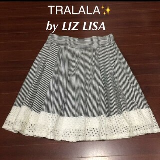 リズリサ(LIZ LISA)の未使用に近い✨❗️ TRALALA フレア スカート LIZ LISA レース(ミニスカート)
