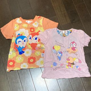 アンパンマン(アンパンマン)の【しろうさ様】アンパンマン Tシャツ ドキンちゃんコキンちゃん 95 100cm(Tシャツ/カットソー)