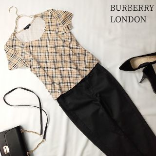 バーバリー(BURBERRY)の最終値下げ バーバリーロンドン 半袖カットソー ノバチェック(カットソー(半袖/袖なし))