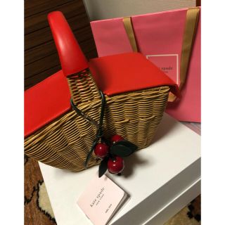 ケイトスペードニューヨーク(kate spade new york)の【3日間限定お値下げ】★新品未使用★ ケイトスペード バック(かごバッグ/ストローバッグ)