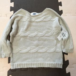 オールドネイビー(Old Navy)の新品 85 オールドネイビー ケーブル編み ゆるニット(ニット/セーター)