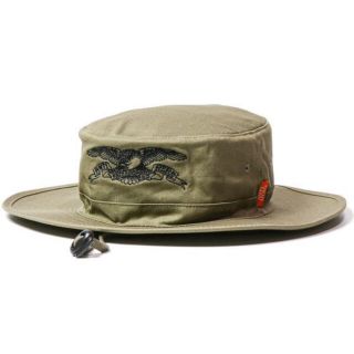 アンチヒーロー(ANTIHERO)のANTI HERO BASIC EAGLE BOONIE HAT Olive(ハット)