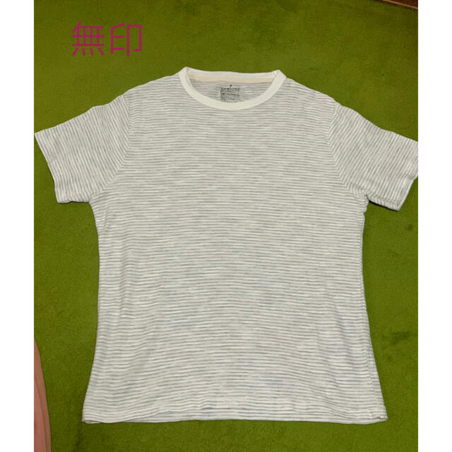 MUJI (無印良品)(ムジルシリョウヒン)の無印Tシャツ　ボーダー　M メンズのトップス(Tシャツ/カットソー(半袖/袖なし))の商品写真