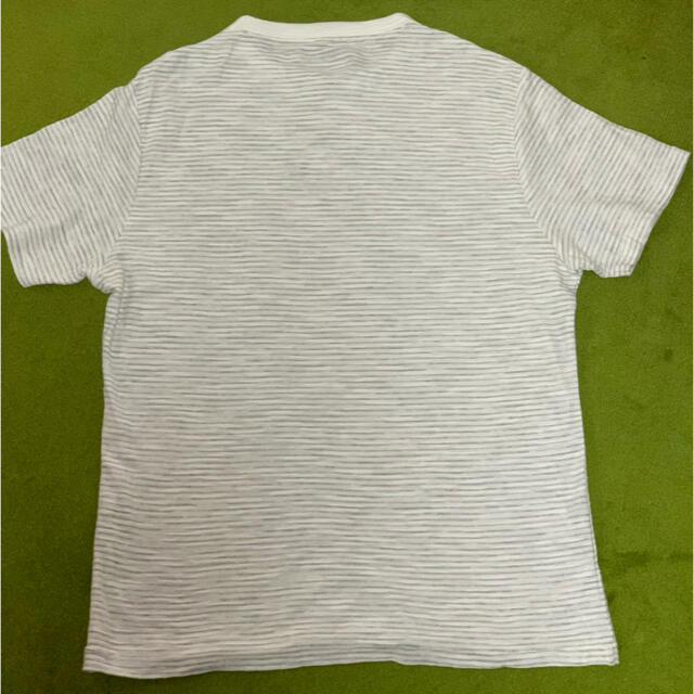 MUJI (無印良品)(ムジルシリョウヒン)の無印Tシャツ　ボーダー　M メンズのトップス(Tシャツ/カットソー(半袖/袖なし))の商品写真