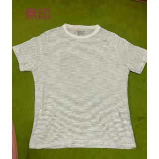 ムジルシリョウヒン(MUJI (無印良品))の無印Tシャツ　ボーダー　M(Tシャツ/カットソー(半袖/袖なし))