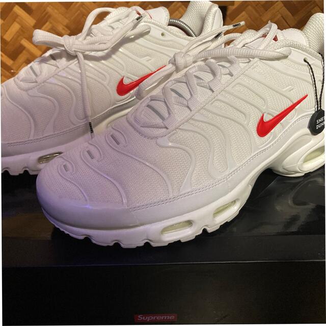 Supreme(シュプリーム)のSUPREME × NIKE AIR MAX PLUS "WHITE" メンズの靴/シューズ(スニーカー)の商品写真